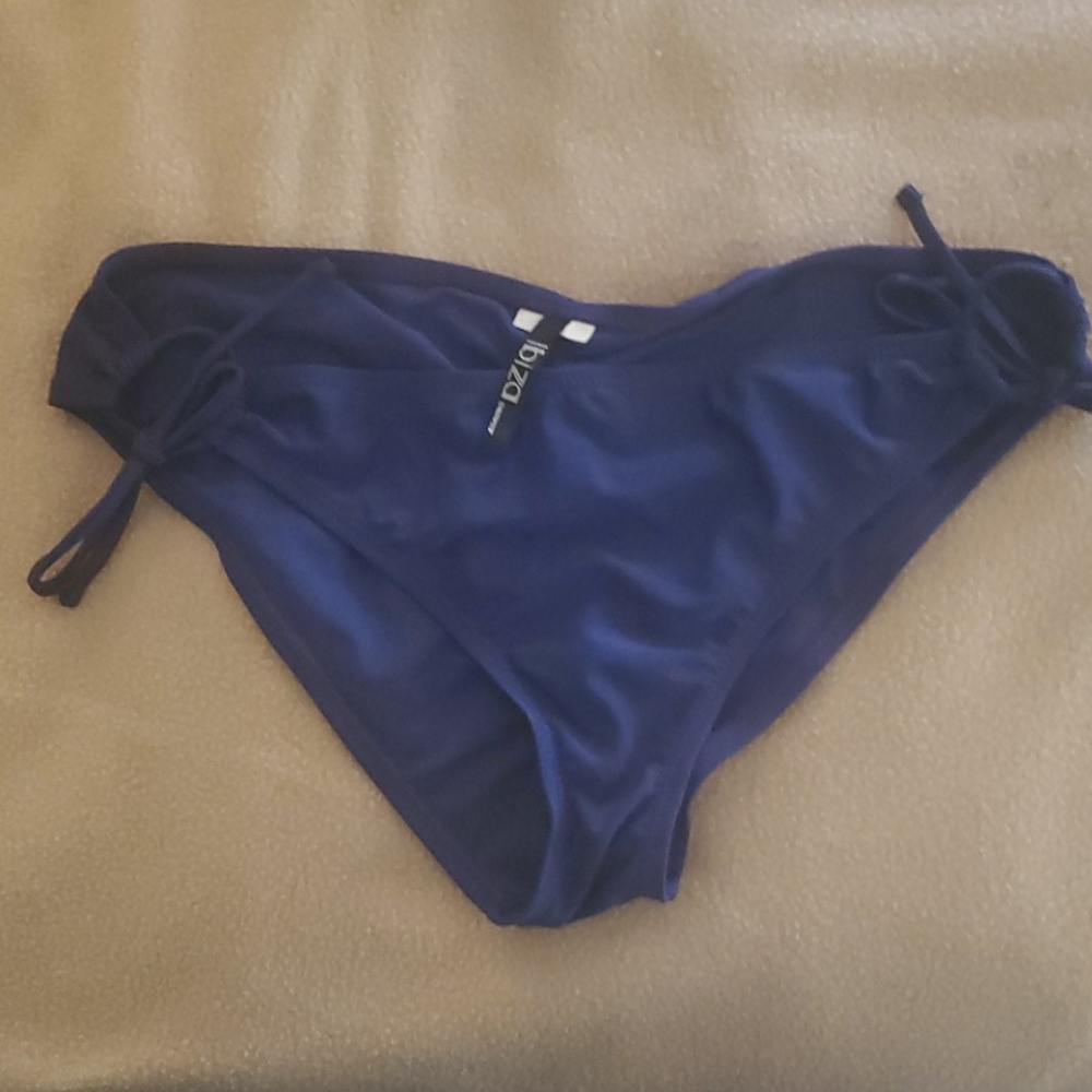 Navy blue bikini bottom size large